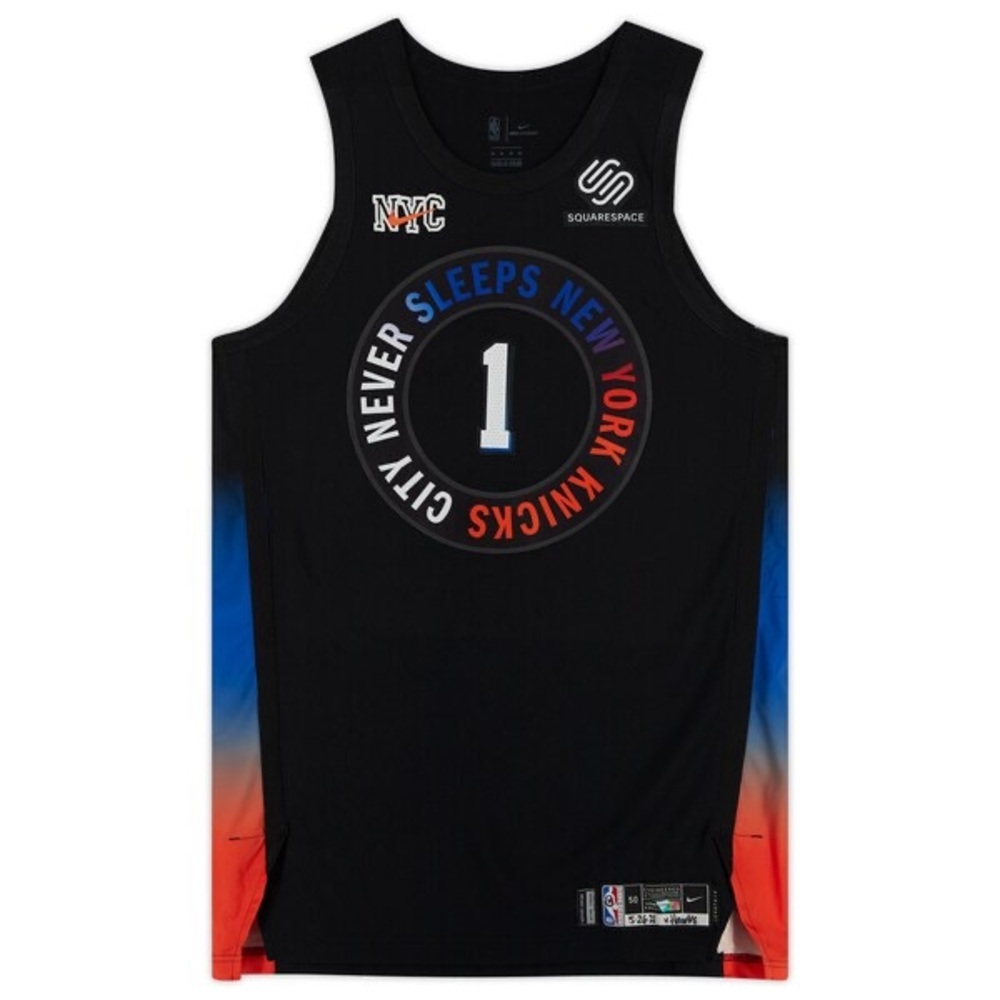 Obi toppin Knicks jersey